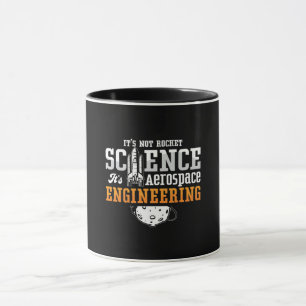 Taza Ingeniero aeroespacial no es espacio científico de