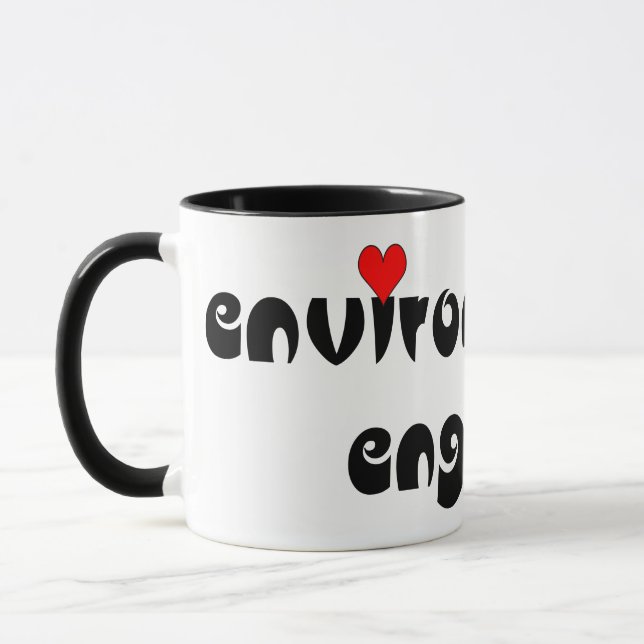 Taza Ingeniero Ambiental Corazón (Izquierda)