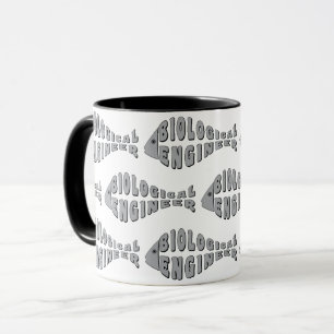 Taza Ingeniero Biológico Gray Fish