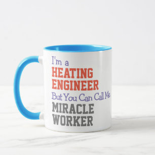 Taza Ingeniero de Calefacción Miracle Worker Mug