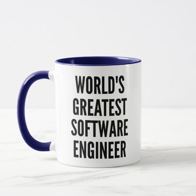 Taza Ingeniero de software más grande del mundo (Izquierda)