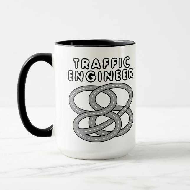 Taza Ingeniero de Tráfico Intercambio de Carretera (Izquierda)