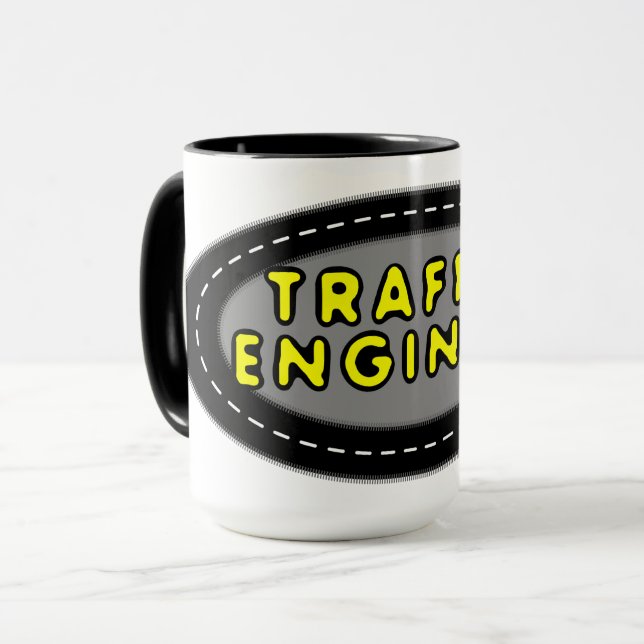 Taza Ingeniero de Tráfico Oval (Anverso izquierdo)
