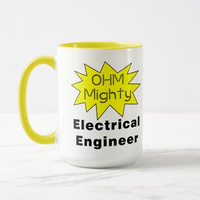 Taza Ingeniero Eléctrico De Ohm (Izquierda)