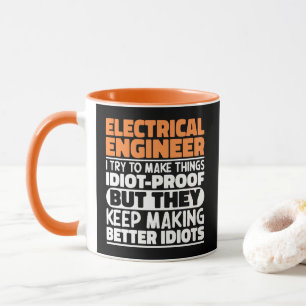 Taza Ingeniero Eléctrico I Intento Hacer Las Cosas Dive
