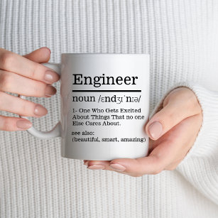 Taza Ingeniero ingeniero divertida definición regalo de