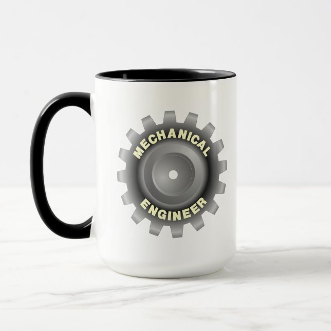 Taza Ingeniero Mecánico Gear (Izquierda)