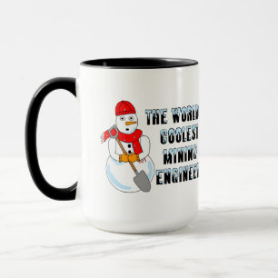 Taza Ingeniero Minero más Coolest Snowman