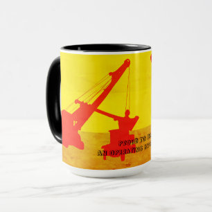 Taza INGENIERO OPERATIVO DE grúa y pala del noroeste