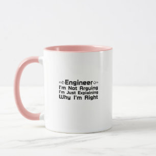 Taza Ingeniero que no estoy discutiendo