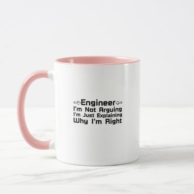 Taza Ingeniero que no estoy discutiendo (Izquierda)