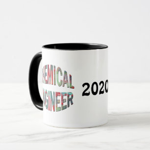 Taza Ingeniero químico colorido