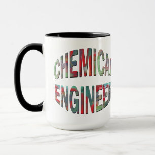 Taza Ingeniero químico colorido