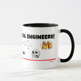 Taza Ingeniero Químico Divertido — Sé Amable con ChemE