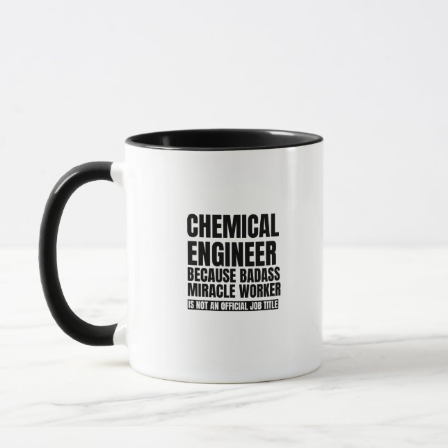 Taza Ingeniero químico porque el obrero del milagro del (Izquierda)
