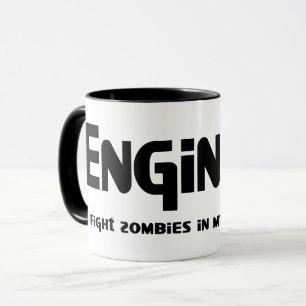 Taza Ingeniero Zombie Fighter