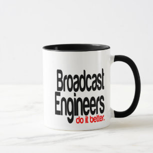 Taza Ingenieros de difusión hacen mejor el Chiste