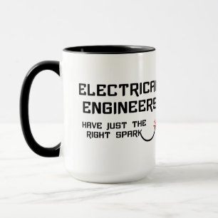 Taza Ingenieros eléctricos chispa