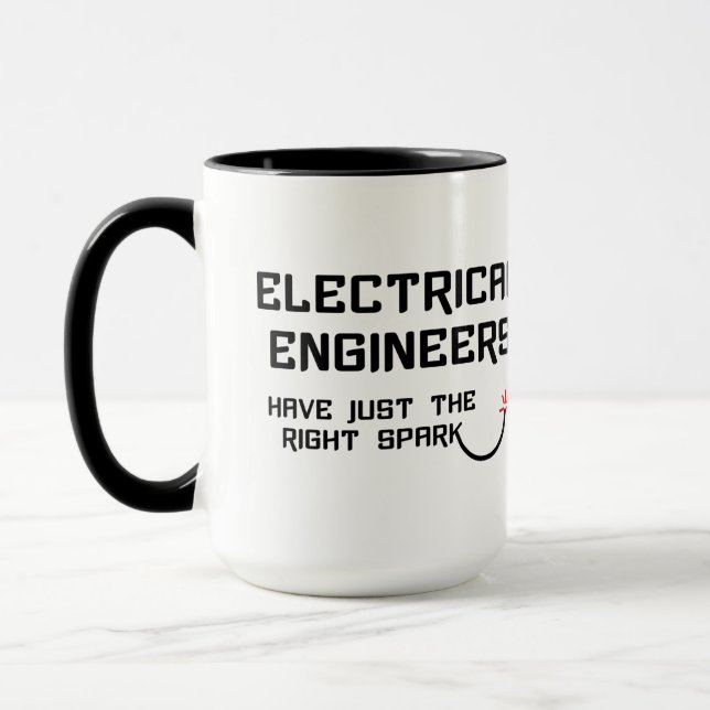 Taza Ingenieros eléctricos chispa (Izquierda)