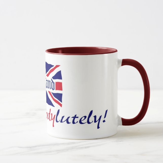Taza Inglaterra Absobloodylutely (Derecha)