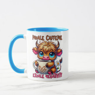 Taza Inhala cafeína exhala negatividad