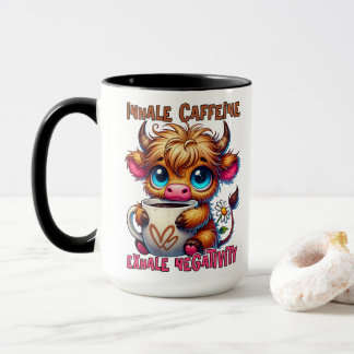 Taza Inhala Cafeína Exhala Negatividad