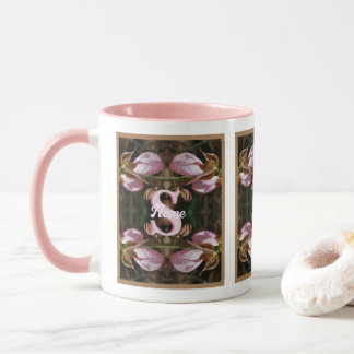 Taza Inicial de monograma personalizado Nombre Señora Z