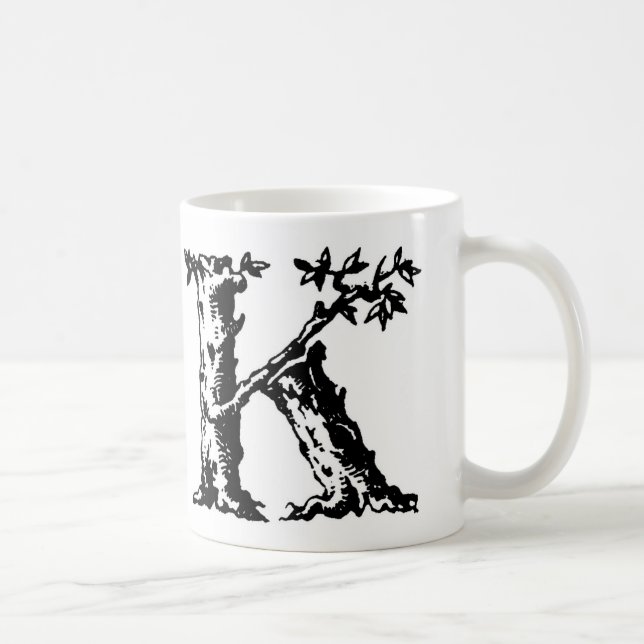 Taza inicial - letra 'K (Derecha)