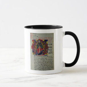 Taza Inicial "O" del ms 2 fol.8 Historiated que