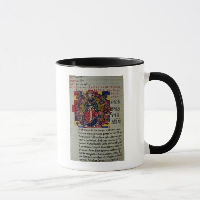 Taza Inicial "O" del ms 2 fol.8 Historiated que (Derecha)
