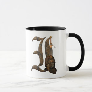 Taza Inicial oxidada I de los caballeros