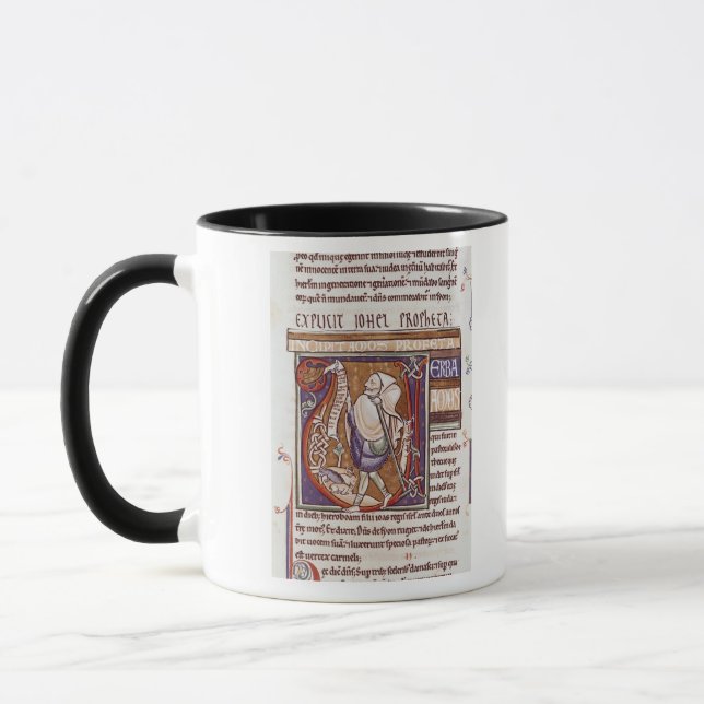 Taza Inicial "V" de Historiated que representa los Amos (Izquierda)