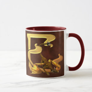 Taza Iniciales E de Dragonlore