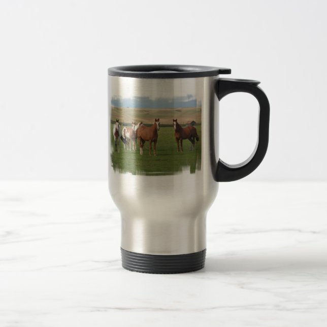 Taza inoxidable del viaje de la manada cuarta del (Derecha)