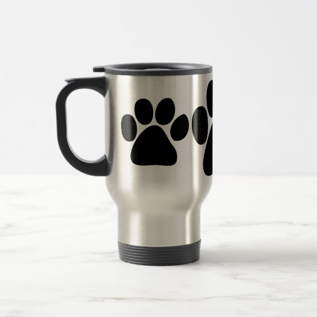 TAZA INOXIDABLE DEL VIAJE DE LA PATA (Izquierda)