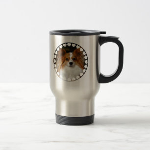 Taza inoxidable del viaje de Papillon