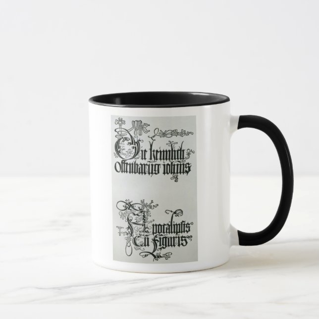 Taza Inscripciones en escritura gótica (Derecha)