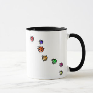 Taza insectos de la señora
