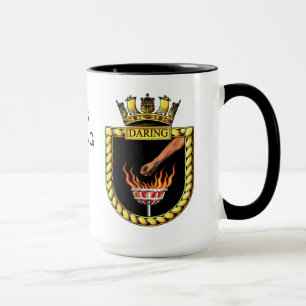 Taza Insignia del atrevimiento del HMS