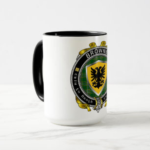 Taza Insignia del Escudo Irlandés Browne
