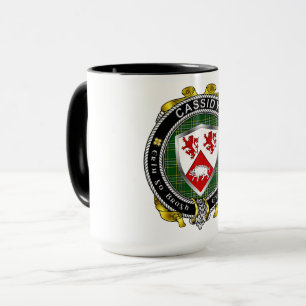 Taza Insignia Escudo Irlandés Cassidy