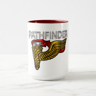Taza Insignia para delineador de trazos - Rojo "Pathfin