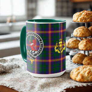 Taza Insignia y tartán del clan Young