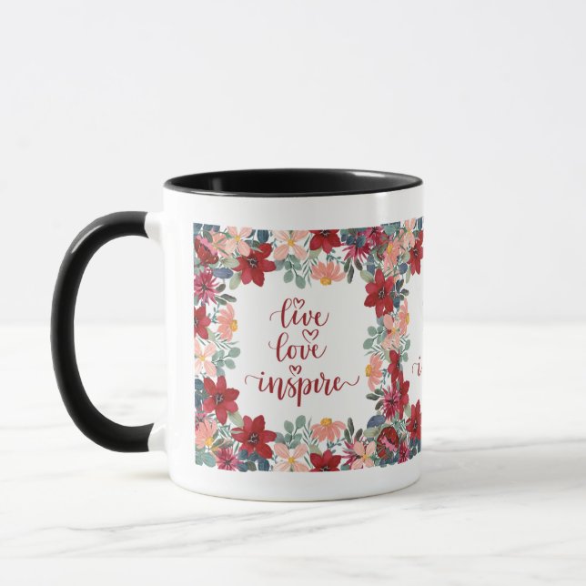 Taza Inspiración de amor en vivo (Izquierda)