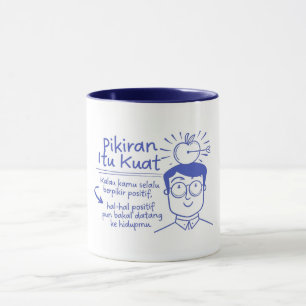 Taza Inspiración positiva de cita