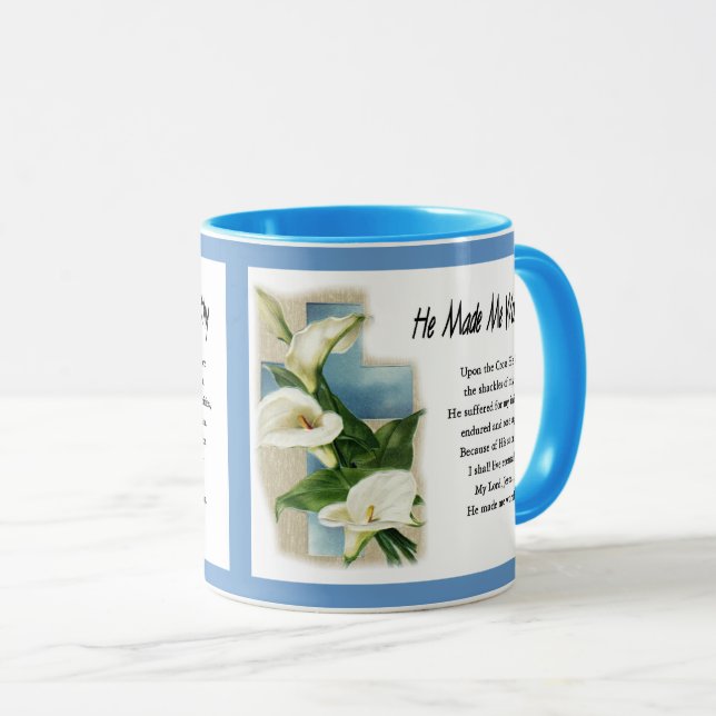 Taza Inspirador, me hizo digno (Anverso derecho)