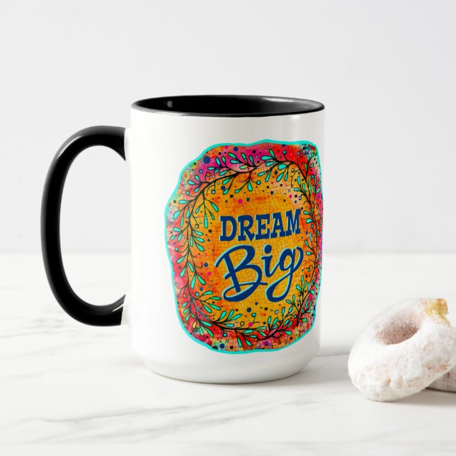 Taza Inspirador sueño colorido Gran Inespiritividad (Con donut)