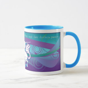 Taza inspiradora 2013 del unicornio 11oz de la