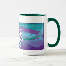 Taza inspiradora 2013 del unicornio 15oz de la