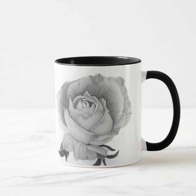 Taza inspiradora de dos tonos de rosa (Derecha)